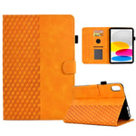 Pour iPad 10e génération 10,9 2022 Étui de tablette intelligent en cuir gaufré losange, pour iPad 10e génération 10,9 2022