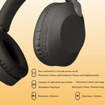 Casque sans fil pliable Bluetooth 5.1 B2 avec réduction de bruit
