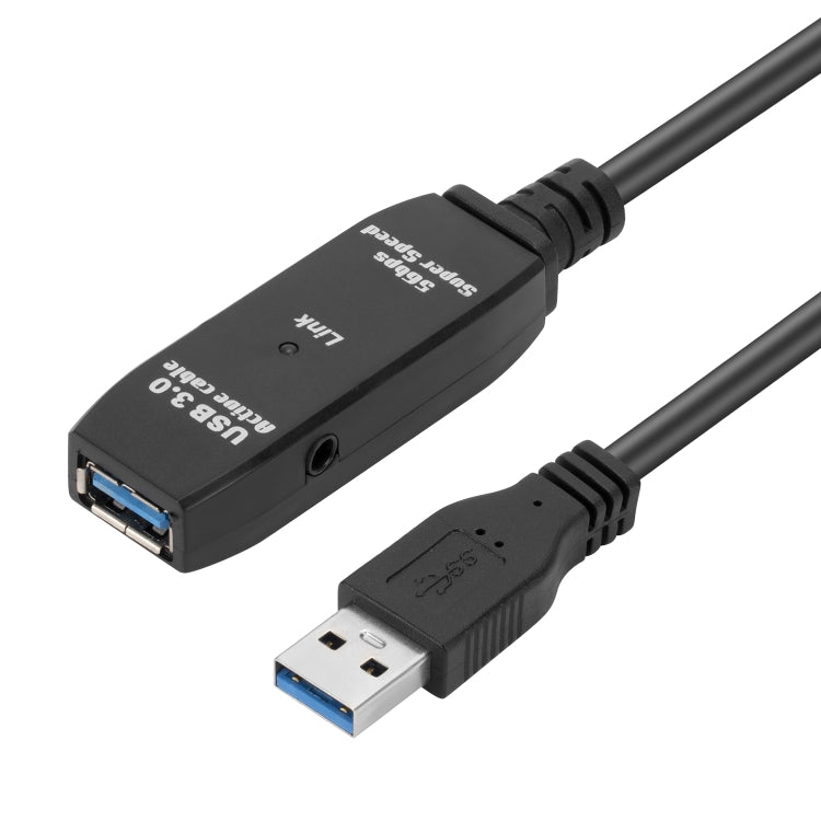 Câble d'extension USB 3.0 mâle vers femelle pour synchronisation de données à grande vitesse, Longueur : 10m, 10m