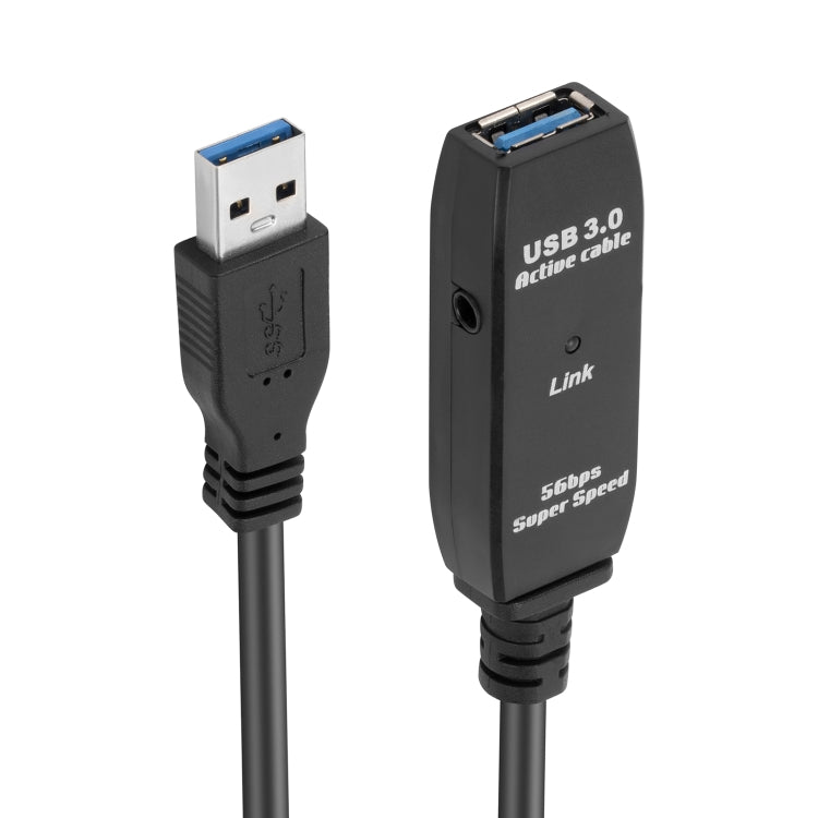 Câble d'extension USB 3.0 mâle vers femelle pour synchronisation de données à grande vitesse, Longueur : 10m, 10m
