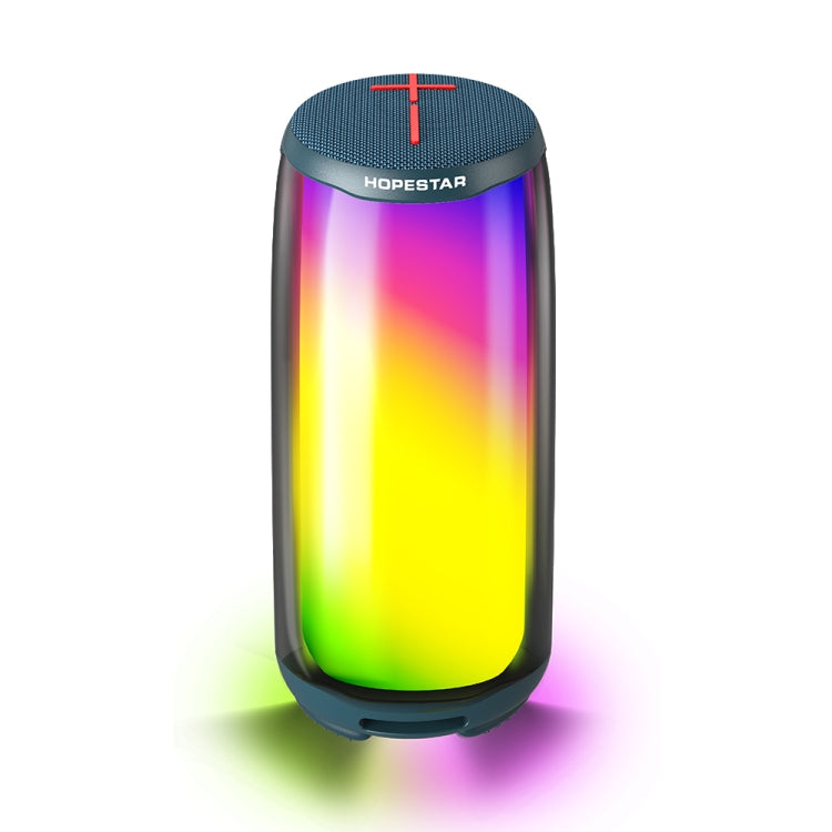 Haut-parleur Bluetooth étanche HOPESTAR P49 Tone Pulse avec lumière RGB, P49(Noir), P49(Gris), P49(Bleu)