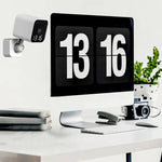 DP27 Caméra WiFi horloge 1080P avec prise, Prend en charge l'interphone vocal bidirectionnel et la surveillance mobile, Prise américaine, Prise européenne