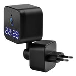DP27 Caméra WiFi horloge 1080P avec prise, Prend en charge l'interphone vocal bidirectionnel et la surveillance mobile, Prise américaine, Prise européenne