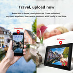 Cadre photo cloud WiFi écran IPS 10,1 pouces, RK3126C Quad Core jusqu’à 1,5GHz, 1GB+16GB, prise AU, US, EU, UK