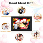 Cadre photo cloud WiFi écran IPS 10,1 pouces, RK3126C Quad Core jusqu’à 1,5GHz, 1GB+16GB, prise AU, US, EU, UK