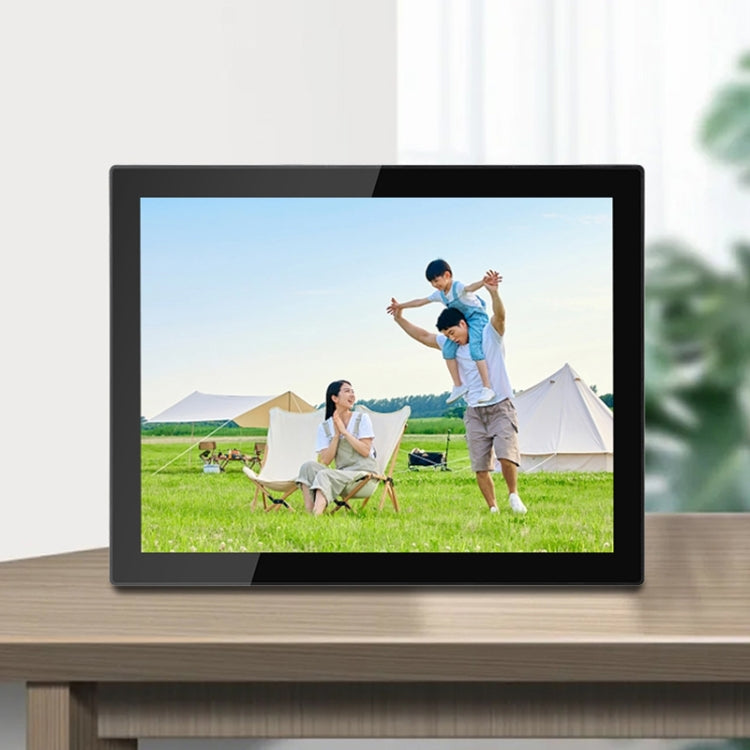 Cadre photo cloud WiFi IPS 15 pouces, RK3126C Quad Core jusqu'à 1,5 GHz, Android 6.0, 1 Go+16 Go, prise AU, prise US, prise EU, prise UK