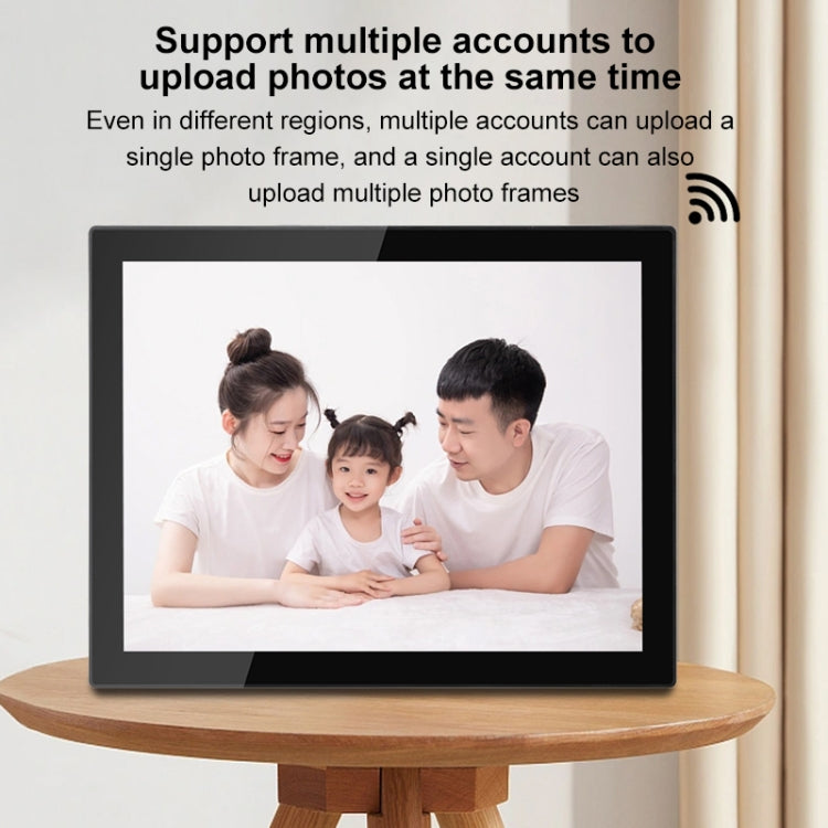 Cadre photo cloud WiFi IPS 15 pouces, RK3126C Quad Core jusqu'à 1,5 GHz, Android 6.0, 1 Go+16 Go, prise AU, prise US, prise EU, prise UK
