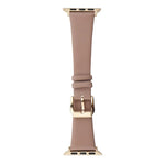 Bracelet en cuir soyeux, pour Apple Watch Series 8 et 7 41 mm / SE 2 et 6 et SE et 5 et 4 40 mm, pour Apple Watch Ultra 49 mm / Series 8 et 7 45 mm / SE 2 et 6 et SE et 5 et 4 44 mm