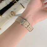 Bracelet en cuir soyeux, pour Apple Watch Series 8 et 7 41 mm / SE 2 et 6 et SE et 5 et 4 40 mm, pour Apple Watch Ultra 49 mm / Series 8 et 7 45 mm / SE 2 et 6 et SE et 5 et 4 44 mm