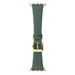 Bracelet en cuir soyeux, pour Apple Watch Series 8 et 7 41 mm / SE 2 et 6 et SE et 5 et 4 40 mm, pour Apple Watch Ultra 49 mm / Series 8 et 7 45 mm / SE 2 et 6 et SE et 5 et 4 44 mm