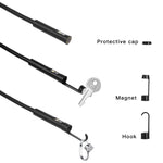 Endoscope P50 4,5 pouces double caméra avec écran, 2 m, 5 m, 10 m