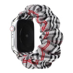 Bracelet de montre en tissu à motif floral à carreaux, pour Apple Watch Ultra 49 mm / Series 8&7 45 mm / SE 2&6&SE&5&4 44 mm / 3&2&1 42 mm, pour Apple Watch Series 8&7 41 mm / SE 2&6&SE&5&4 40 mm / 3&2&1 38 mm