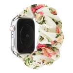 Bracelet de montre en tissu à motif floral à carreaux, pour Apple Watch Ultra 49 mm / Series 8&7 45 mm / SE 2&6&SE&5&4 44 mm / 3&2&1 42 mm, pour Apple Watch Series 8&7 41 mm / SE 2&6&SE&5&4 40 mm / 3&2&1 38 mm