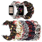 Bracelet de montre en tissu à motif floral à carreaux, pour Apple Watch Ultra 49 mm / Series 8&7 45 mm / SE 2&6&SE&5&4 44 mm / 3&2&1 42 mm, pour Apple Watch Series 8&7 41 mm / SE 2&6&SE&5&4 40 mm / 3&2&1 38 mm