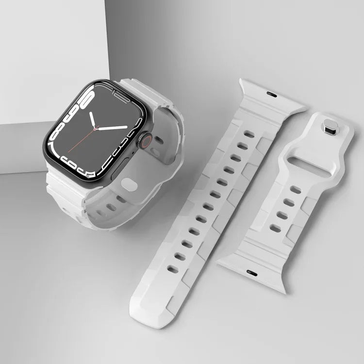 Bracelet de sport en silicone, pour Apple Watch Series 8&7 41mm, pour Apple Watch Series 8&7 45mm