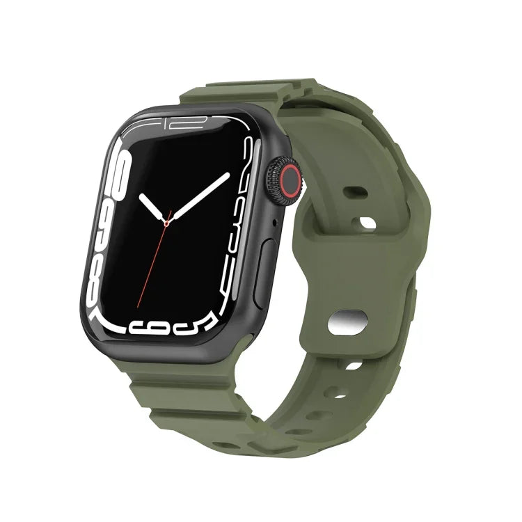 Bracelet de sport en silicone, pour Apple Watch Series 8&7 41mm, pour Apple Watch Series 8&7 45mm