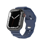 Bracelet de sport en silicone, pour Apple Watch Series 8&7 41mm, pour Apple Watch Series 8&7 45mm