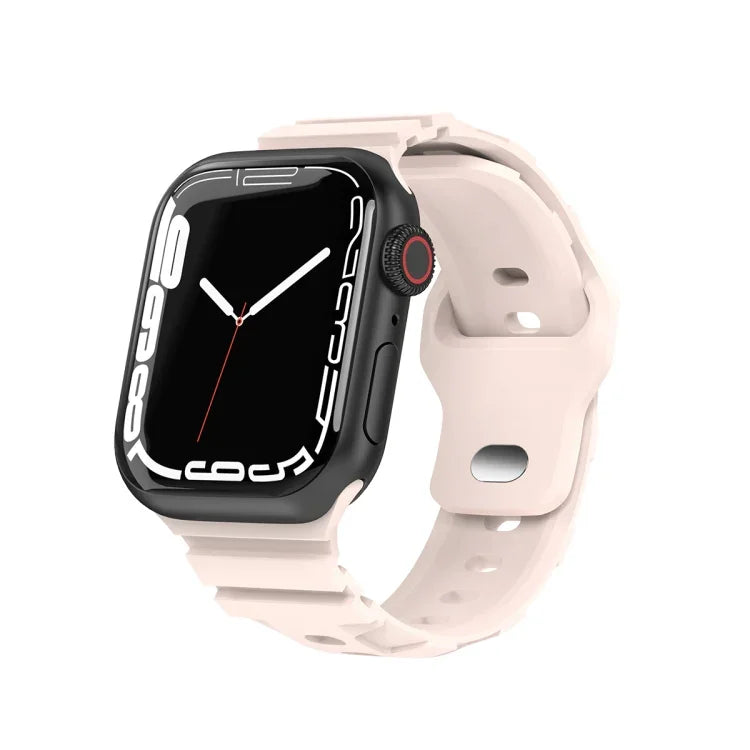 Bracelet de sport en silicone, pour Apple Watch Series 8&7 41mm, pour Apple Watch Series 8&7 45mm