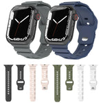 Bracelet de sport en silicone, pour Apple Watch Series 8&7 41mm, pour Apple Watch Series 8&7 45mm