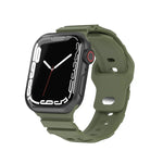 Bracelet de sport en silicone, pour Apple Watch Series 8&7 41mm, pour Apple Watch Series 8&7 45mm
