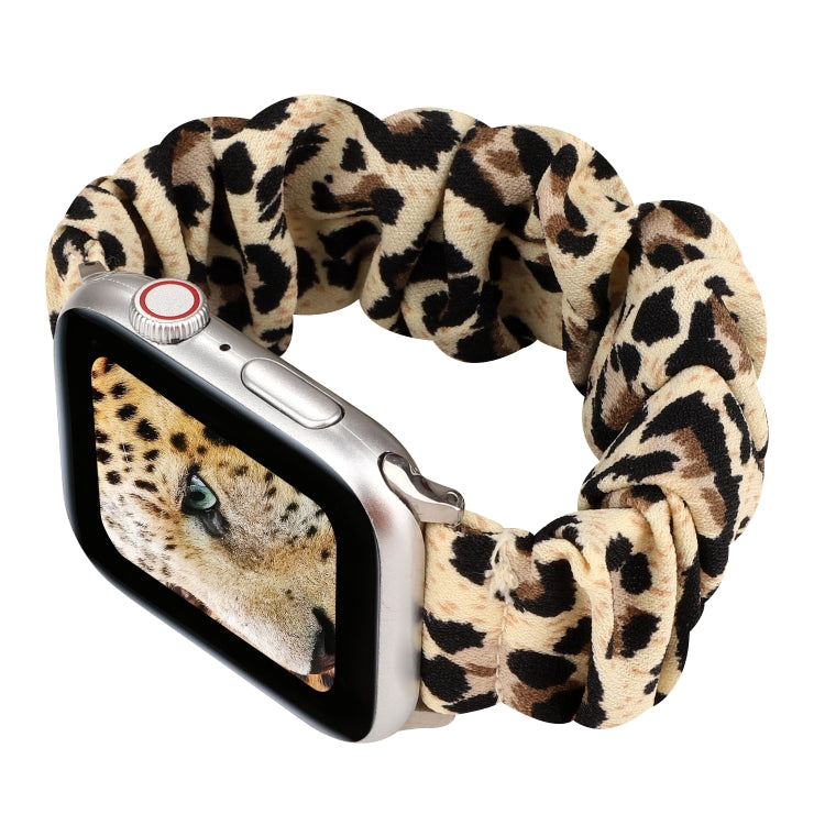 Bracelet de montre en tissu et anneau de cheveux en acier inoxydable, Pour Apple Watch Series 8&7 41mm / SE 2&6&SE&5&4 40mm / 3&2&1 38mm, Pour Apple Watch Ultra 49mm / Series 8&7 45mm / SE 2&6&SE&5&4 44mm / 3&2&1 42mm