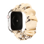 Bracelet de montre en tissu et anneau de cheveux en acier inoxydable, Pour Apple Watch Series 8&7 41mm / SE 2&6&SE&5&4 40mm / 3&2&1 38mm, Pour Apple Watch Ultra 49mm / Series 8&7 45mm / SE 2&6&SE&5&4 44mm / 3&2&1 42mm