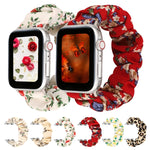 Bracelet de montre en tissu et anneau de cheveux en acier inoxydable, Pour Apple Watch Series 8&7 41mm / SE 2&6&SE&5&4 40mm / 3&2&1 38mm, Pour Apple Watch Ultra 49mm / Series 8&7 45mm / SE 2&6&SE&5&4 44mm / 3&2&1 42mm