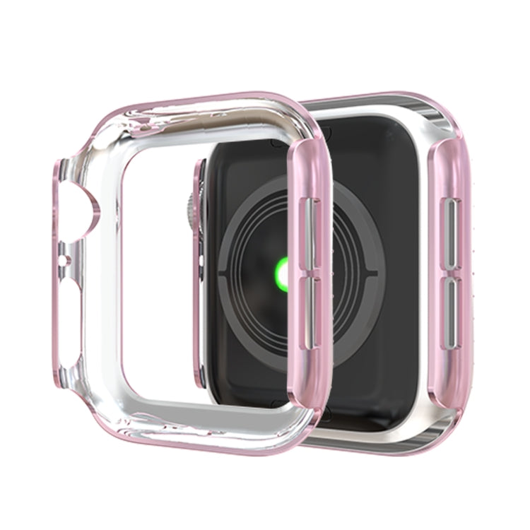 Coque de protection PC double rangée de diamants, Pour Apple Watch Series 6 / 5 / 4 / SE 2025 / 2023 / 2022 40mm, Pour Apple Watch Series 3 & 2 & 1 42mm