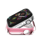 Coque de protection évidée en TPU avec placage et trous ronds, pour Apple Watch Series 3 & 2 & 1 38mm, pour Apple Watch Series 6 / 5 / 4 / SE 2025 / 2023 / 2022 44mm