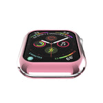 Coque de protection évidée en TPU avec placage et trous ronds, pour Apple Watch Series 3 & 2 & 1 38mm, pour Apple Watch Series 6 / 5 / 4 / SE 2025 / 2023 / 2022 44mm