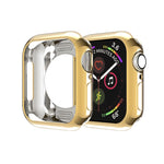 Coque de protection évidée en TPU avec placage et trous ronds, pour Apple Watch Series 3 & 2 & 1 38mm, pour Apple Watch Series 6 / 5 / 4 / SE 2025 / 2023 / 2022 44mm