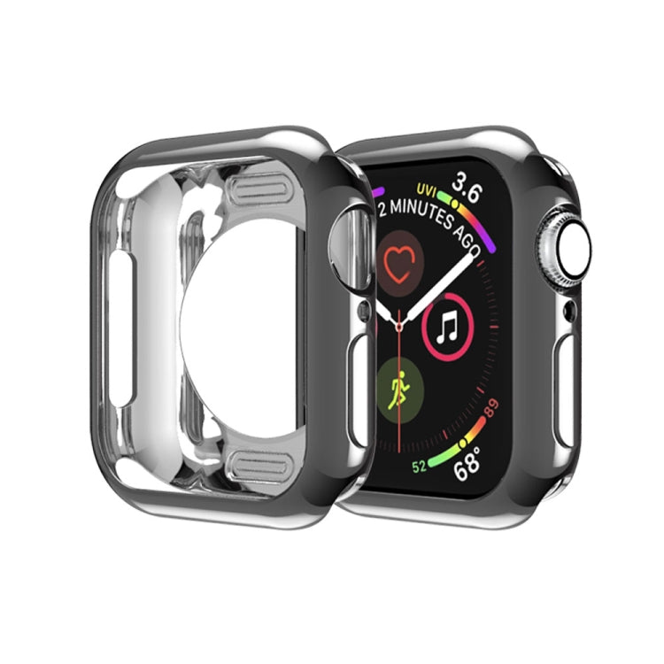 Coque de protection évidée en TPU avec placage et trous ronds, pour Apple Watch Series 3 & 2 & 1 38mm, pour Apple Watch Series 6 / 5 / 4 / SE 2025 / 2023 / 2022 44mm