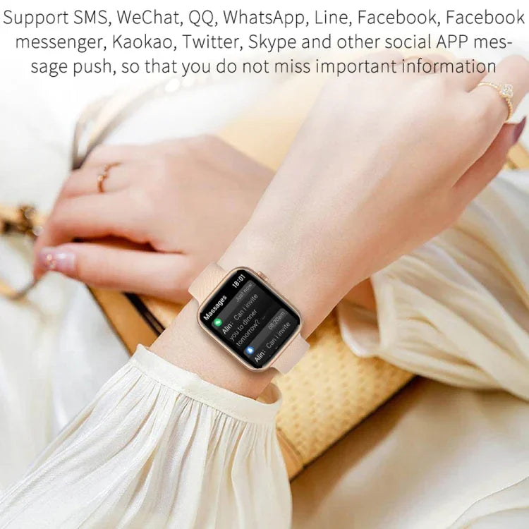 Montre connectée HT15 avec bracelet en silicone de 1,85 pouce, étanche IP67, compatible avec les appels Bluetooth et le suivi du sommeil.
