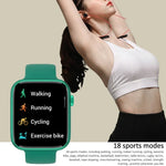 Montre connectée HT15 avec bracelet en silicone de 1,85 pouce, étanche IP67, compatible avec les appels Bluetooth et le suivi du sommeil.