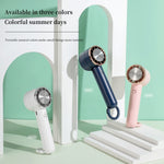 Ventilateur électrique portable à main U16, U16 (blanc), U16 (rose), U16 (bleu)