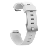 For Fitbit Inspire / Inspire HR Glossy Surface Silicone Replacement Wrist Strap Watchband, S, L