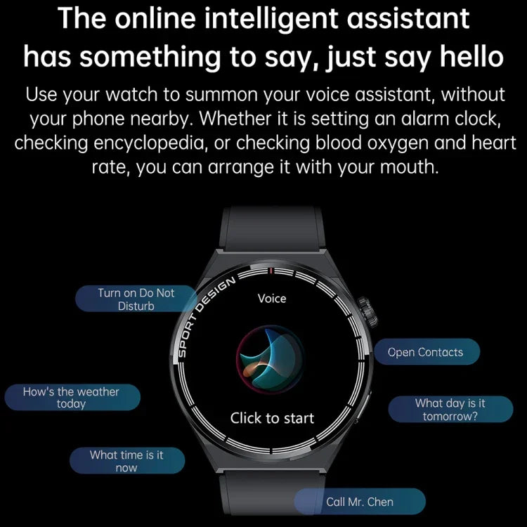 Montre intelligente étanche IP67 HDT 3 Max 1,6 pouces avec bracelet en silicone, prise en charge des appels Bluetooth / NFC, bracelet en silicone (noir), bracelet en silicone (argent)