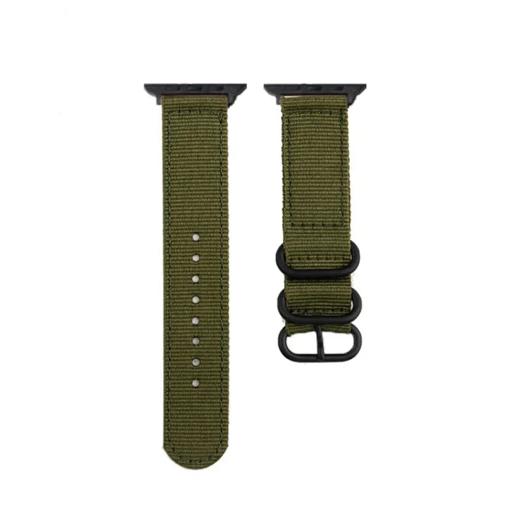 Bracelet de montre en toile avec boucle noire, pour Apple Watch Series 8&7 41mm, pour Apple Watch Series 8&7 45mm