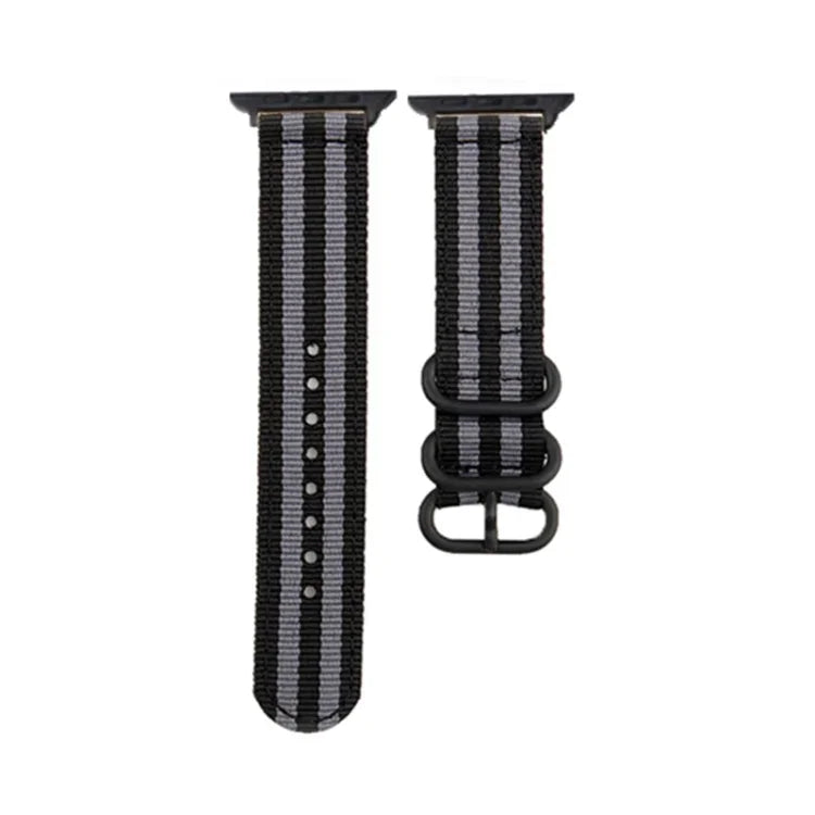 Bracelet de montre en toile avec boucle noire, pour Apple Watch Series 8&7 41mm, pour Apple Watch Series 8&7 45mm