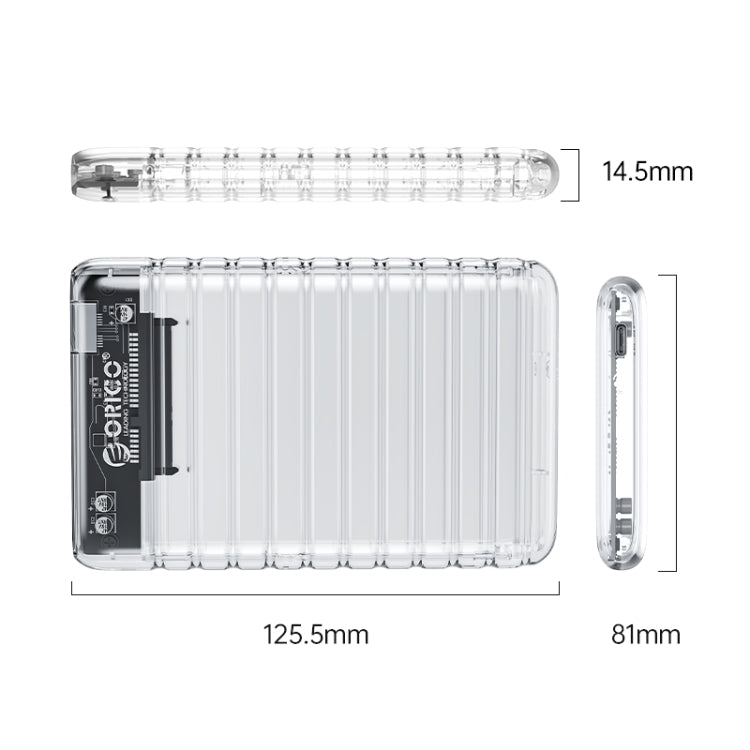 Boîtier externe pour disque dur USB3.0 2,5 pouces ORICO 2139C3-V1