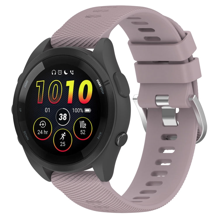 18mm Solid Color Silicone Watch Band, For Garmin Forerunner 265S
