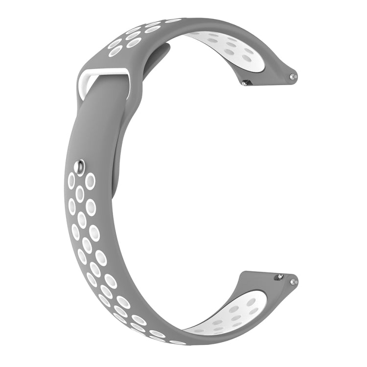 Two-colors Replacement Wrist Strap Watchband, For Garmin Fenix Chronos, For Garmin Vivoactive3
