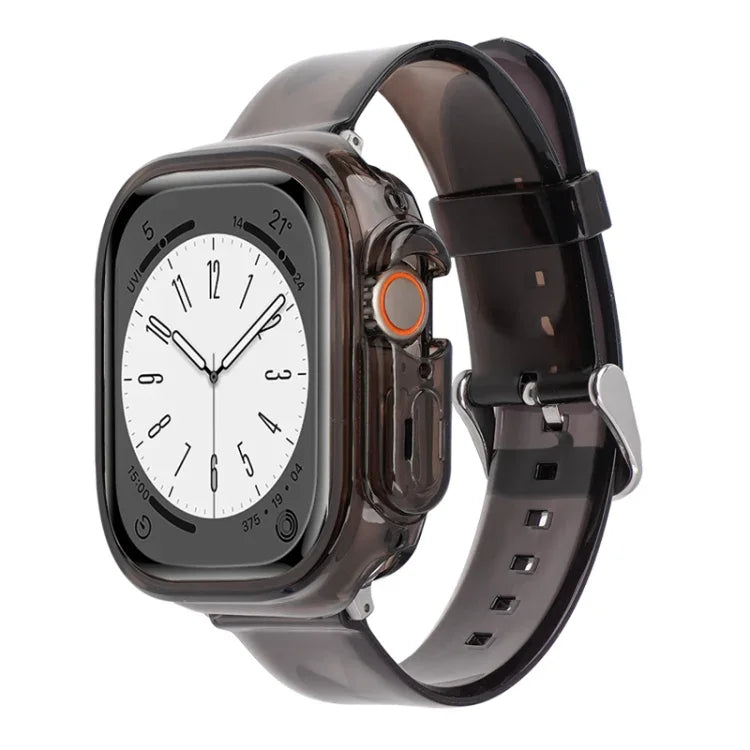 Bracelet de montre en TPU transparent Glacier Jelly, pour Apple Watch Ultra 3 / 2 / 1 49 mm