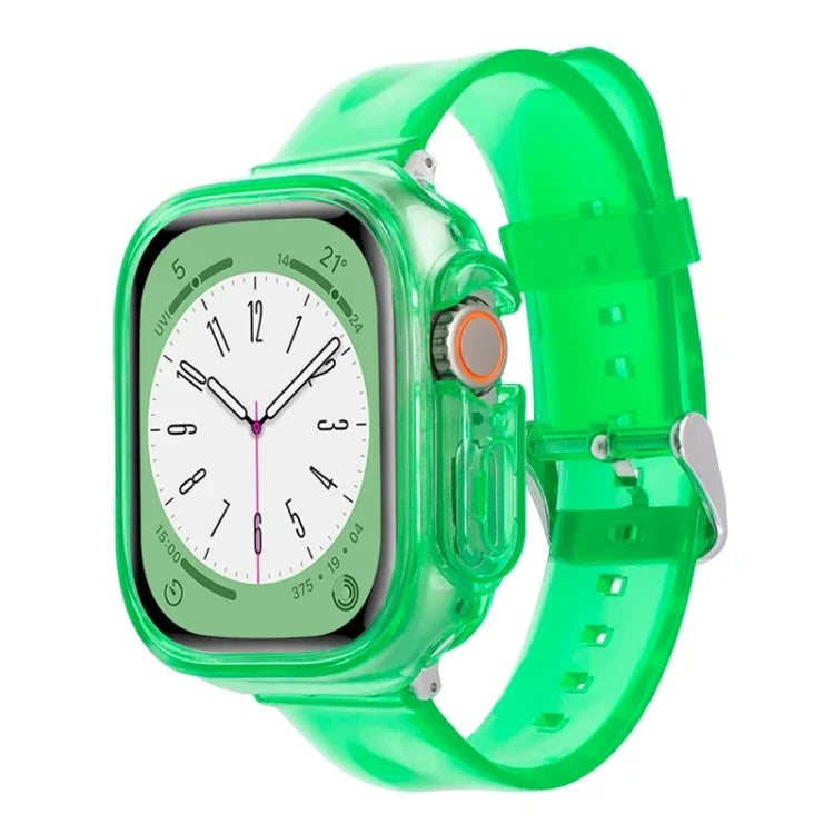 Bracelet de montre en TPU transparent Glacier Jelly, pour Apple Watch Ultra 3 / 2 / 1 49 mm
