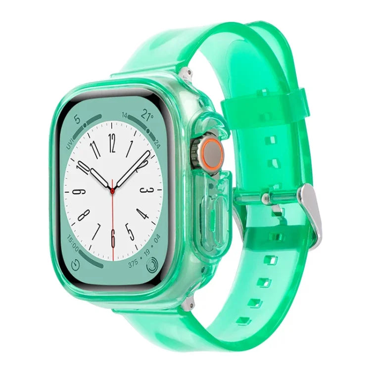 Bracelet de montre en TPU transparent Glacier Jelly, pour Apple Watch Ultra 3 / 2 / 1 49 mm