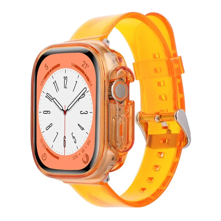 Bracelet de montre en TPU transparent Glacier Jelly, pour Apple Watch Ultra 3 / 2 / 1 49 mm