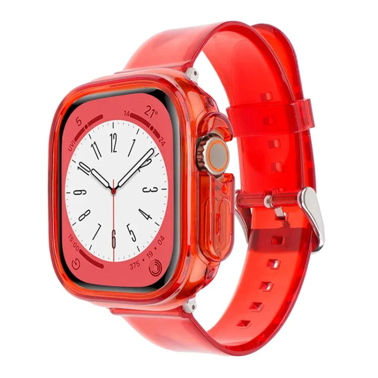 Bracelet de montre en TPU transparent Glacier Jelly, pour Apple Watch Ultra 3 / 2 / 1 49 mm