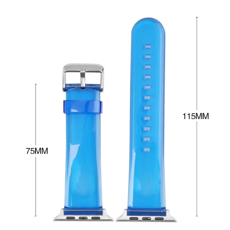Bracelet de montre en TPU transparent Glacier Jelly, pour Apple Watch Ultra 3 / 2 / 1 49 mm