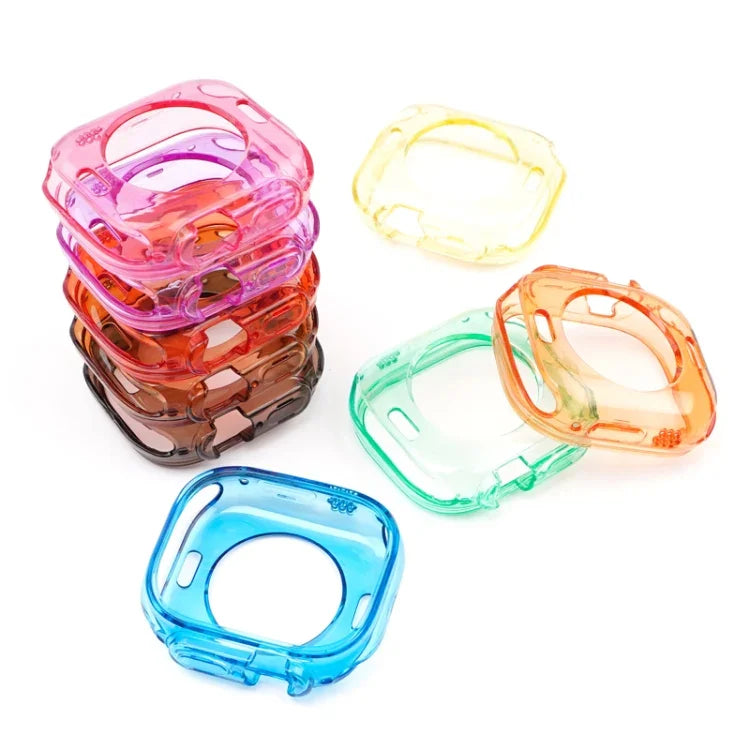 Bracelet de montre en TPU transparent Glacier Jelly, pour Apple Watch Ultra 3 / 2 / 1 49 mm