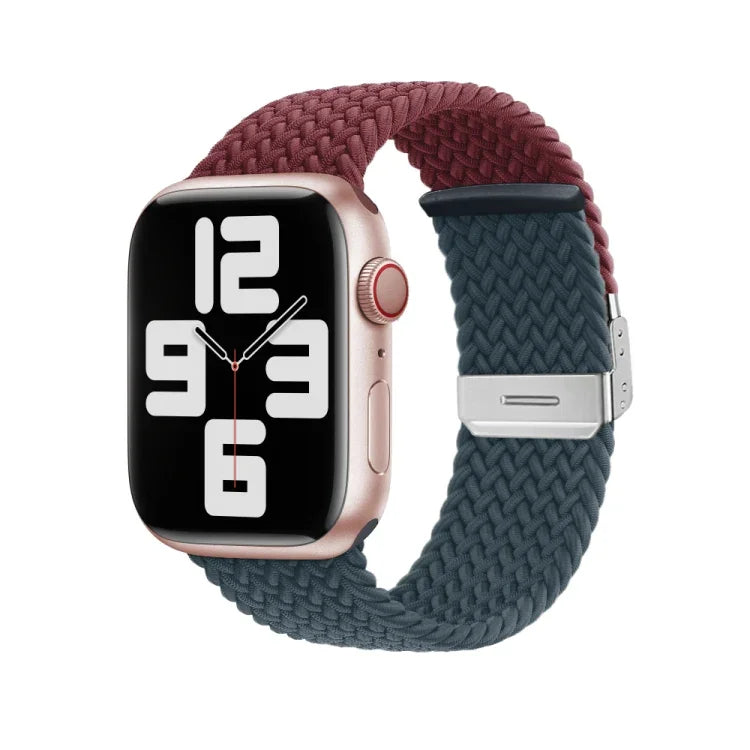 Bracelet de montre à boucle tissée en nylon, pour Apple Watch Series 8&7 41mm, pour Apple Watch Series 8&7 45mm